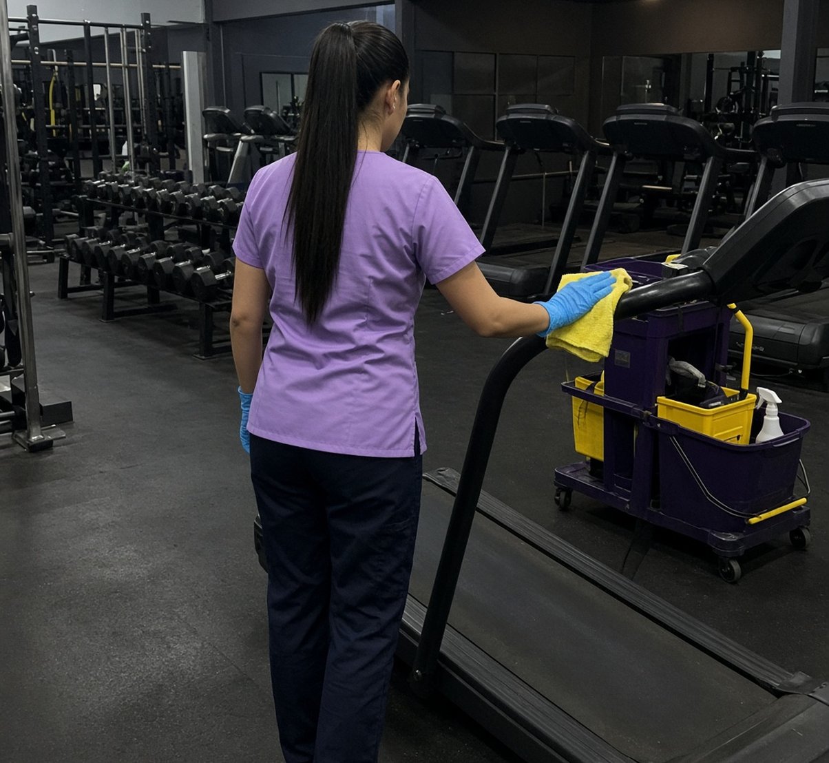 Gym disinfection